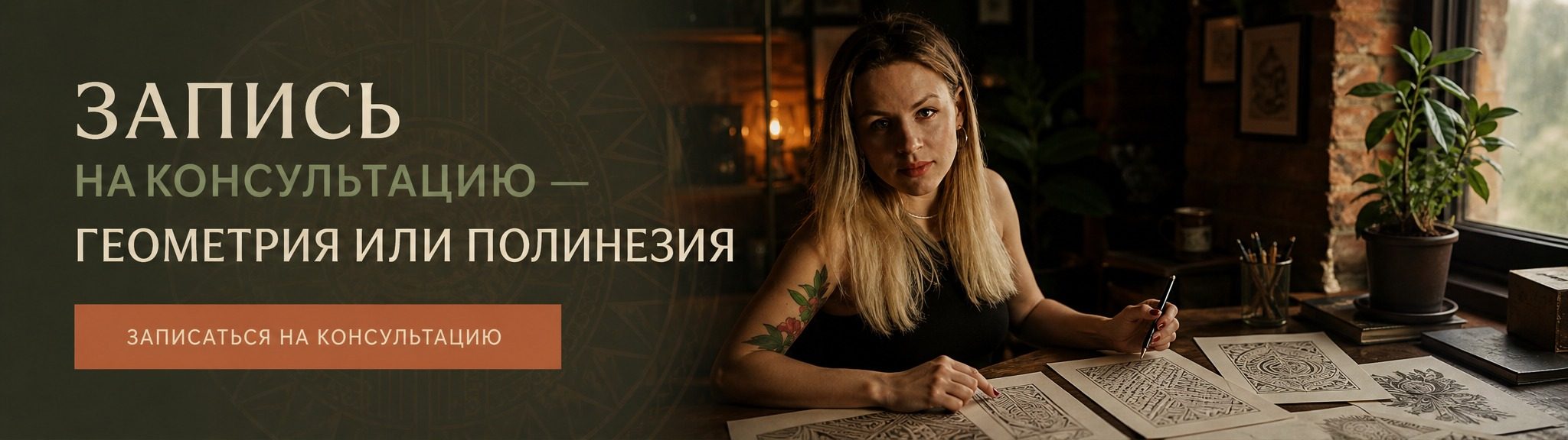 Запись на консультацию — геометрия или полинезия