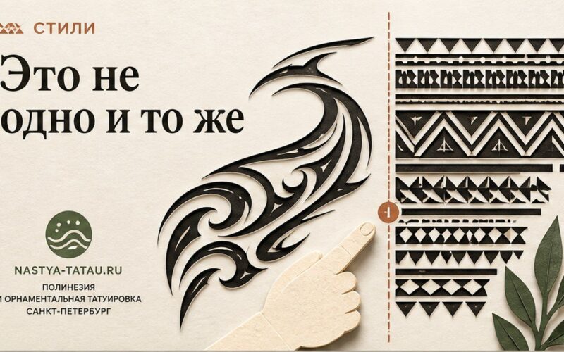Нео-трайбл и полинезия: где декор, а где система символов — обложка статьи блога Анастасии Барченко