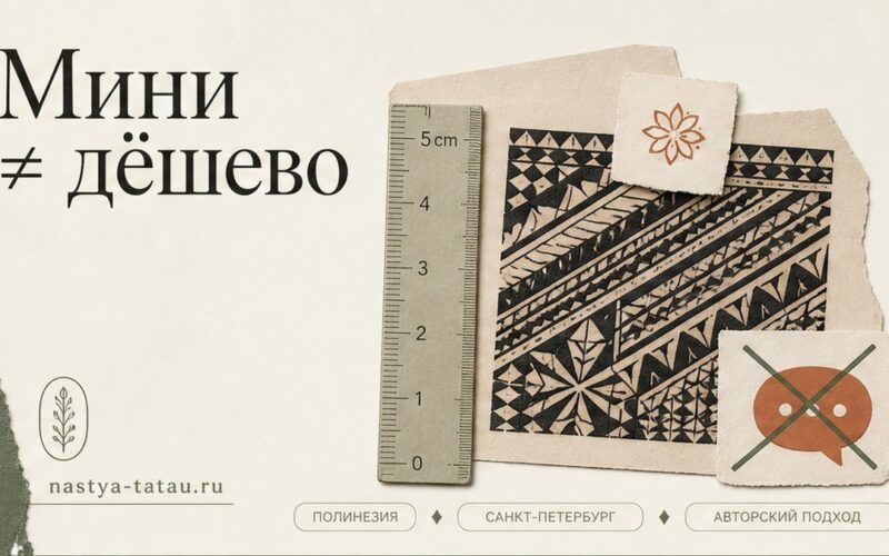 Сколько стоит маленькое тату — не цена за 5 см — обложка статьи блога Анастасии Барченко