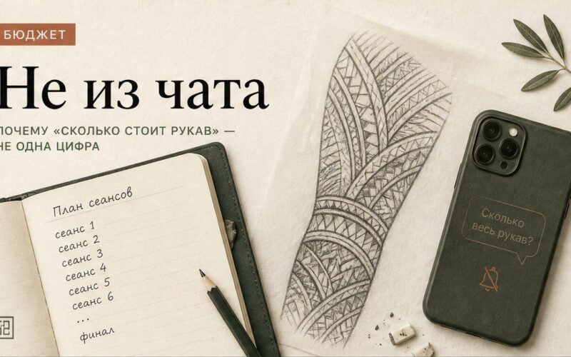 Сколько стоит рукав тату: бюджет по сеансам без фикса из чата — обложка статьи блога Анастасии Барченко