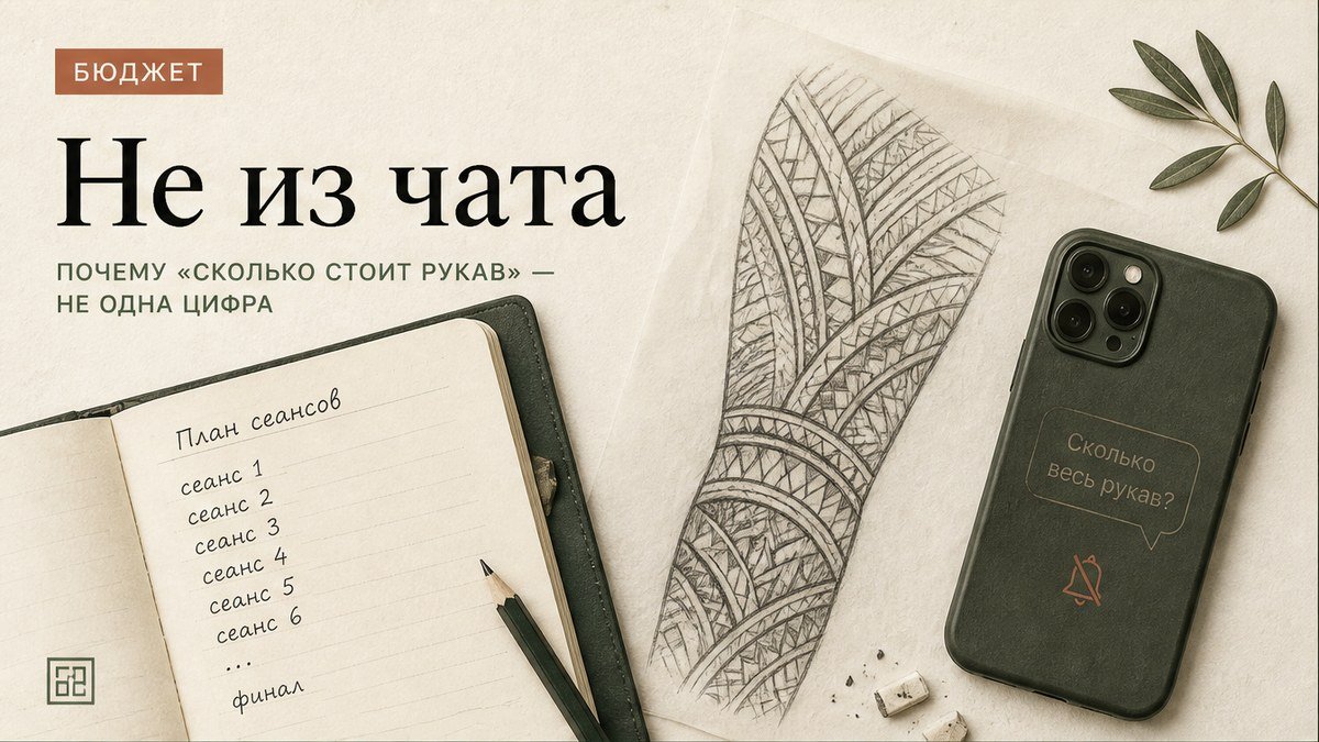 Сколько стоит рукав тату: бюджет по сеансам без фикса из чата
