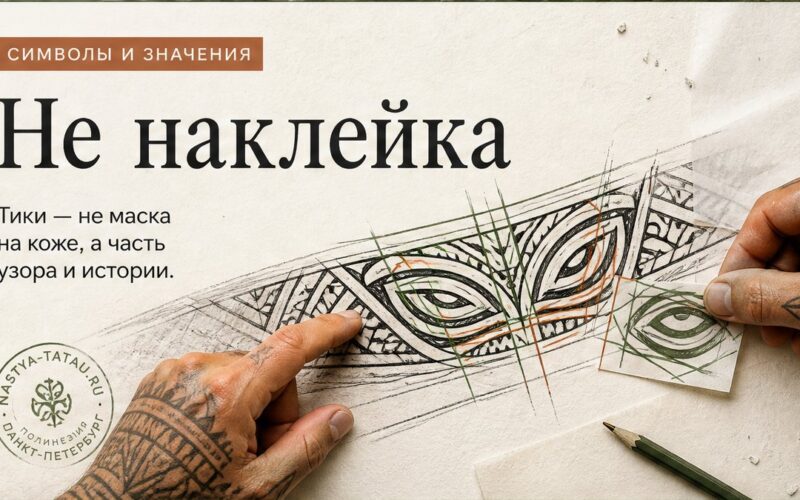 Тики в полинезийской татуировке: оберег или «страшная маска» из Pinterest — обложка статьи блога Анастасии Барченко