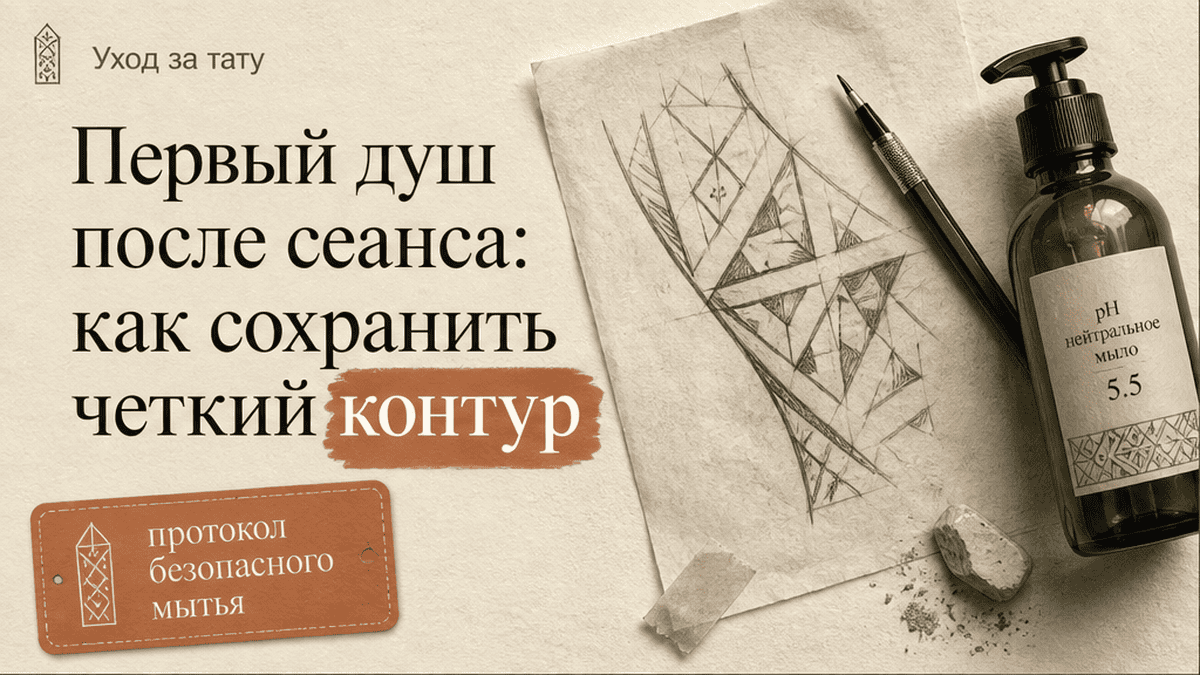 Как правильно принимать душ после татуировки: правила мастера, чтобы не повредить рисунок