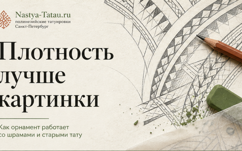 Перекрытие шрама орнаментом: когда плотность лучше «картинки сверху» — обложка статьи блога Анастасии Барченко